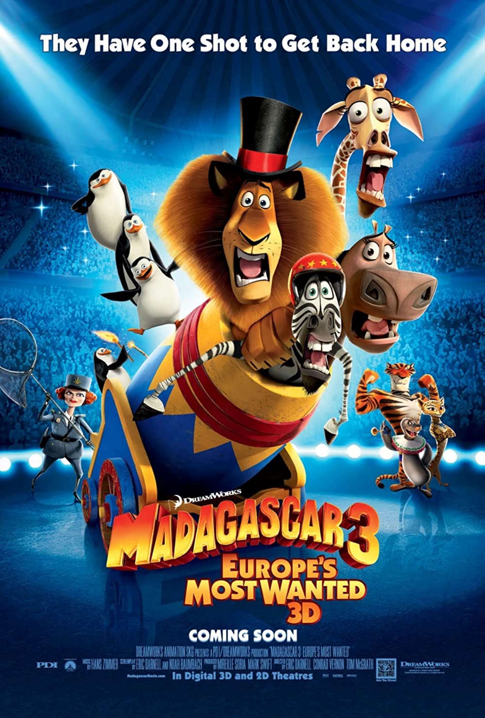 Thần Tượng Châu Âu – Madagascar 3: Europe’s Most Wanted (2012) Full HD Vietsub